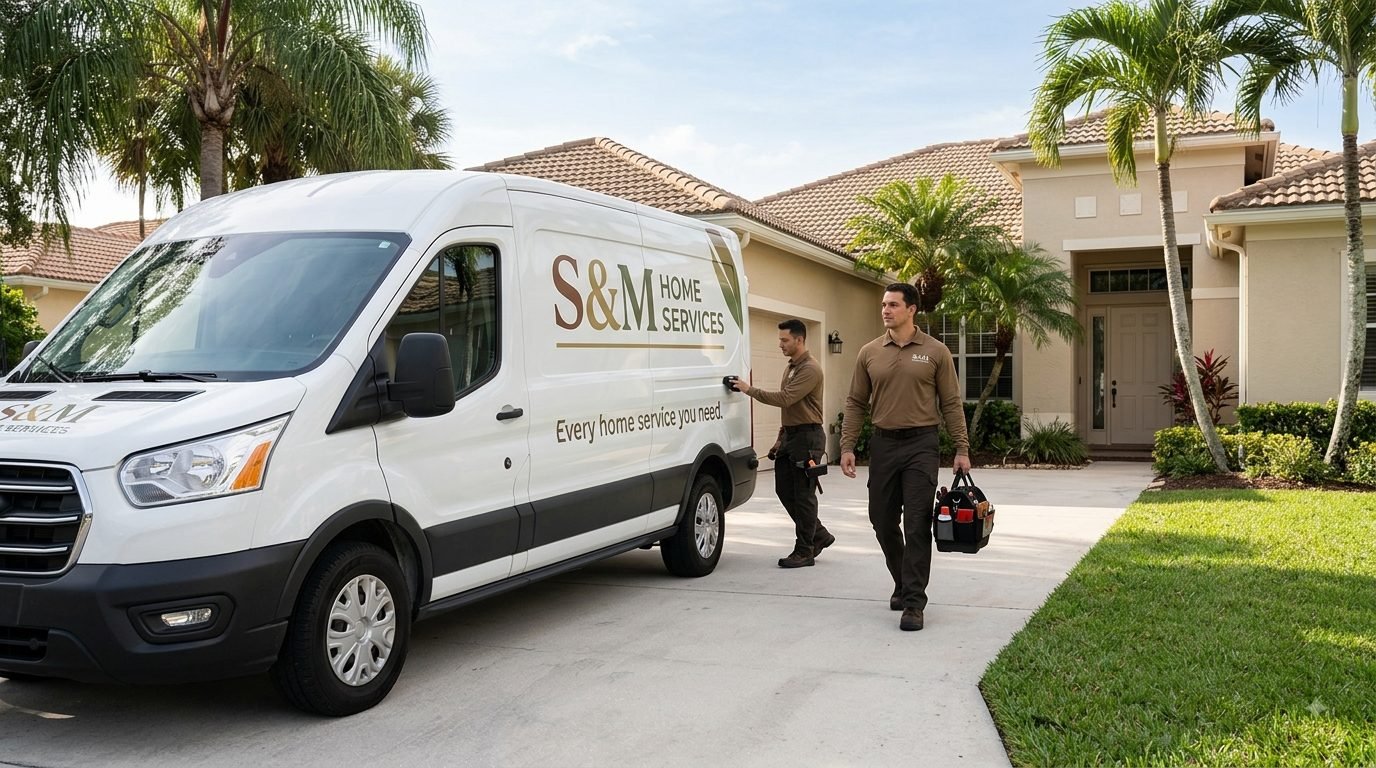 Arriving at a job in North Miami-Dade